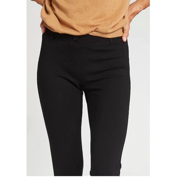 BETABRAND Black Skinny Dress Pant Yoga Pant // S Long - Picture 3 of 9